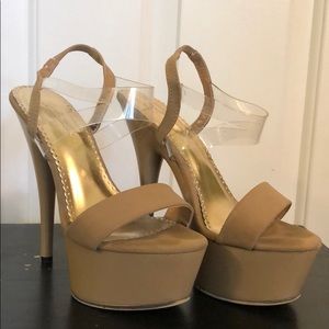 Johnathan Kayne nude pumps in suntan